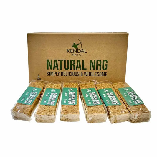 Natural NRG: Rolled Oat Flapjack Energy Bar (Vegan) (Clearance) - Memoriex 