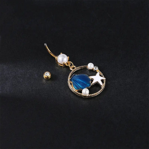 Navel Ring Creative Bat Bee Navel Buckle Navel Ring Body Piercing Jewelry - Memoriex 