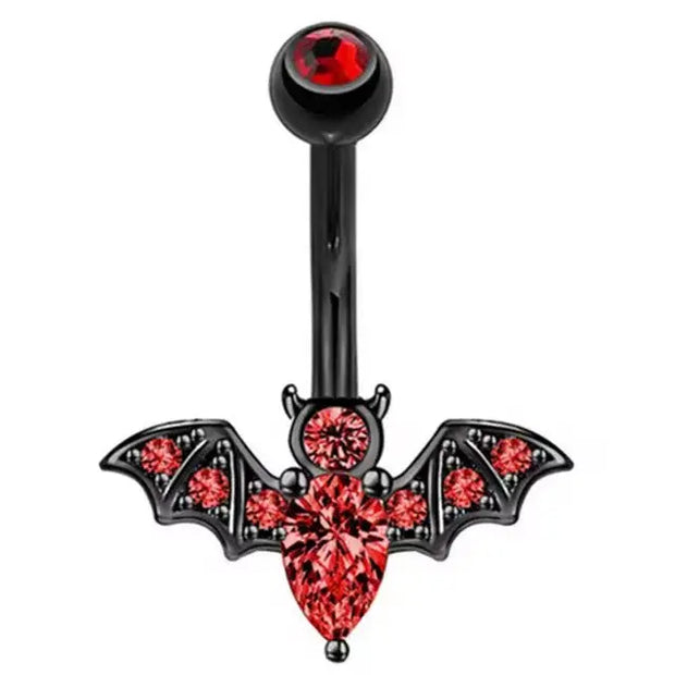 Navel Ring Creative Bat Bee Navel Buckle Navel Ring Body Piercing Jewelry - Memoriex 