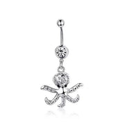 Navel Ring Creative Bat Bee Navel Buckle Navel Ring Body Piercing Jewelry - Memoriex 