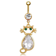 Navel Ring Creative Bat Bee Navel Buckle Navel Ring Body Piercing Jewelry - Memoriex 