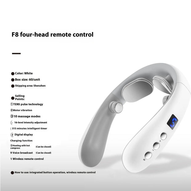 Neck Massager Hot Compress Shoulder And Neck Massager - Memoriex 