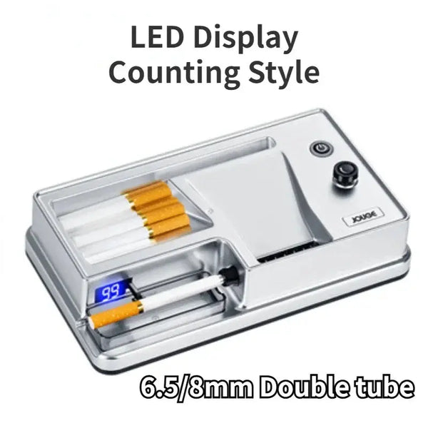 New 3-in-1 Auto Cigarette Rolling Machine – Electric, Smart Sensing, 6.5/8mm Tubes. - Memoriex 