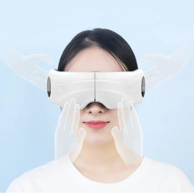 New Eye Protector Eye Airbag Heating Eye Mask Gift Hot Compress Bluetooth Eye Protector Smart Eye Massager - Memoriex 