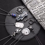 New Hip-Hop Accessories Sweater Chain Military Titanium Steel Necklace Men's Jewelry - Memoriex 