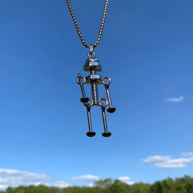 New Hip-Hop Accessories Sweater Chain Military Titanium Steel Necklace Men's Jewelry - Memoriex 