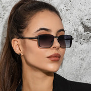 New Retro Square Metal Sunglasses Europe And The United States Trend Beach Men And Women Sunglasses Sunglasses - Memoriex 