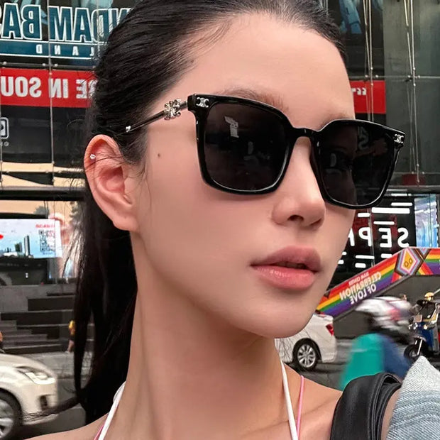 New Square Women's Sunglasses with Advanced UV Protection and Internet Celebrity Photography Sunglasses - Memoriex 