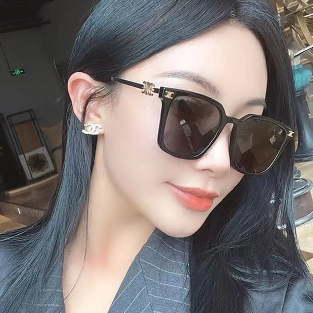 New Square Women's Sunglasses with Advanced UV Protection and Internet Celebrity Photography Sunglasses - Memoriex 