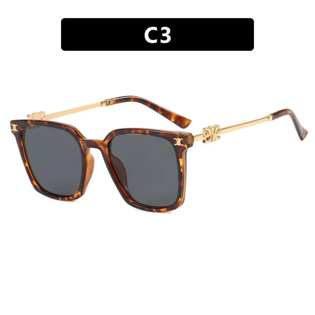 New Square Women's Sunglasses with Advanced UV Protection and Internet Celebrity Photography Sunglasses - Memoriex 