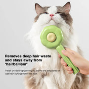 New Sunflower Pet Comb Cat Comb Pet Brush Pet Self-Cleaning Needle Comb Pet Hair Remover Pet Comb - Memoriex 