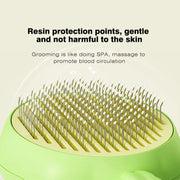 New Sunflower Pet Comb Cat Comb Pet Brush Pet Self-Cleaning Needle Comb Pet Hair Remover Pet Comb - Memoriex 