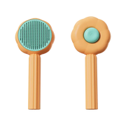 New Sunflower Pet Comb Cat Comb Pet Brush Pet Self-Cleaning Needle Comb Pet Hair Remover Pet Comb - Memoriex 