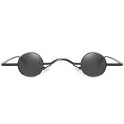 New Ultra-Small Frame Round Punk Sunglasses Men And Women Tide Hanging Nose Street Shooting Sunglasses Retro Sunglasses - Memoriex 