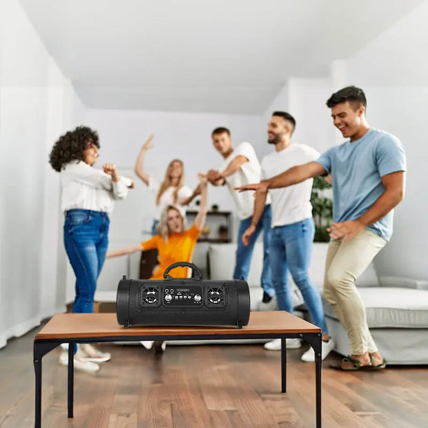 New Wireless Karaoke Smart Bluetooth Speaker, Car Audio Subwoofer, Gift for Computers/People, Street Fashion Gift - Memoriex 