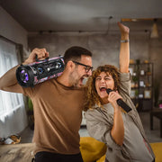 New Wireless Karaoke Smart Bluetooth Speaker, Car Audio Subwoofer, Gift for Computers/People, Street Fashion Gift - Memoriex 