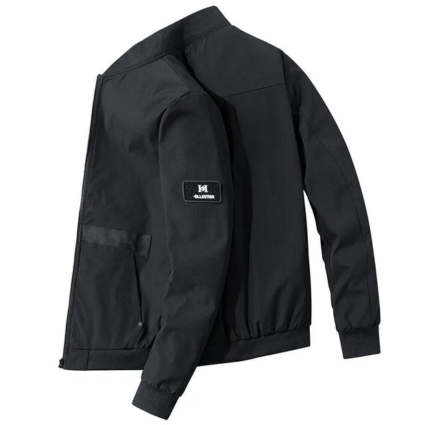 New jacket for spring and autumn fashion brands, men's casual baseball collar jacket, men's - Memoriex 