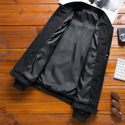 New jacket for spring and autumn fashion brands, men's casual baseball collar jacket, men's - Memoriex 