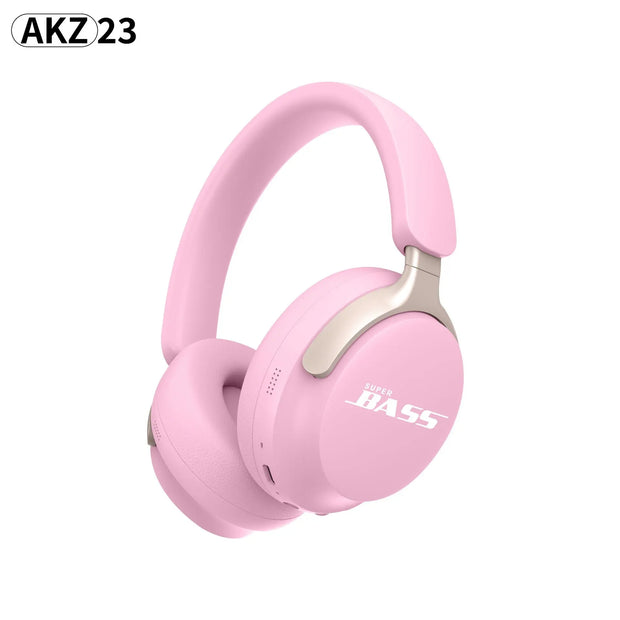 New wireless Bluetooth headset with macaron color AKZ-23 card insertion FM headset - Memoriex 