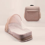 Newborn Baby Crib Foldable And Portable Mobile Backpack - Memoriex 