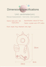 Newborn Toddler Baby Head Protector Safety Pad Cushion Back Prevent Injured Unicorn Bee Cartoon Security Pillows 1-3Y - Memoriex 