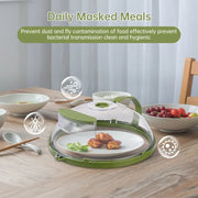 News Food Microwave Cover, Clear, with Water Steamer & Handle, 10 Inch, for Plate, Kitchen Gadget - Memoriex 