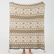 Bohemian Bed For Lunch Break Tail Tassel Shawl Blanket
