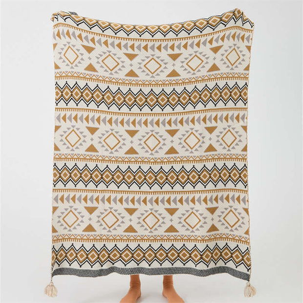 Bohemian Bed For Lunch Break Tail Tassel Shawl Blanket