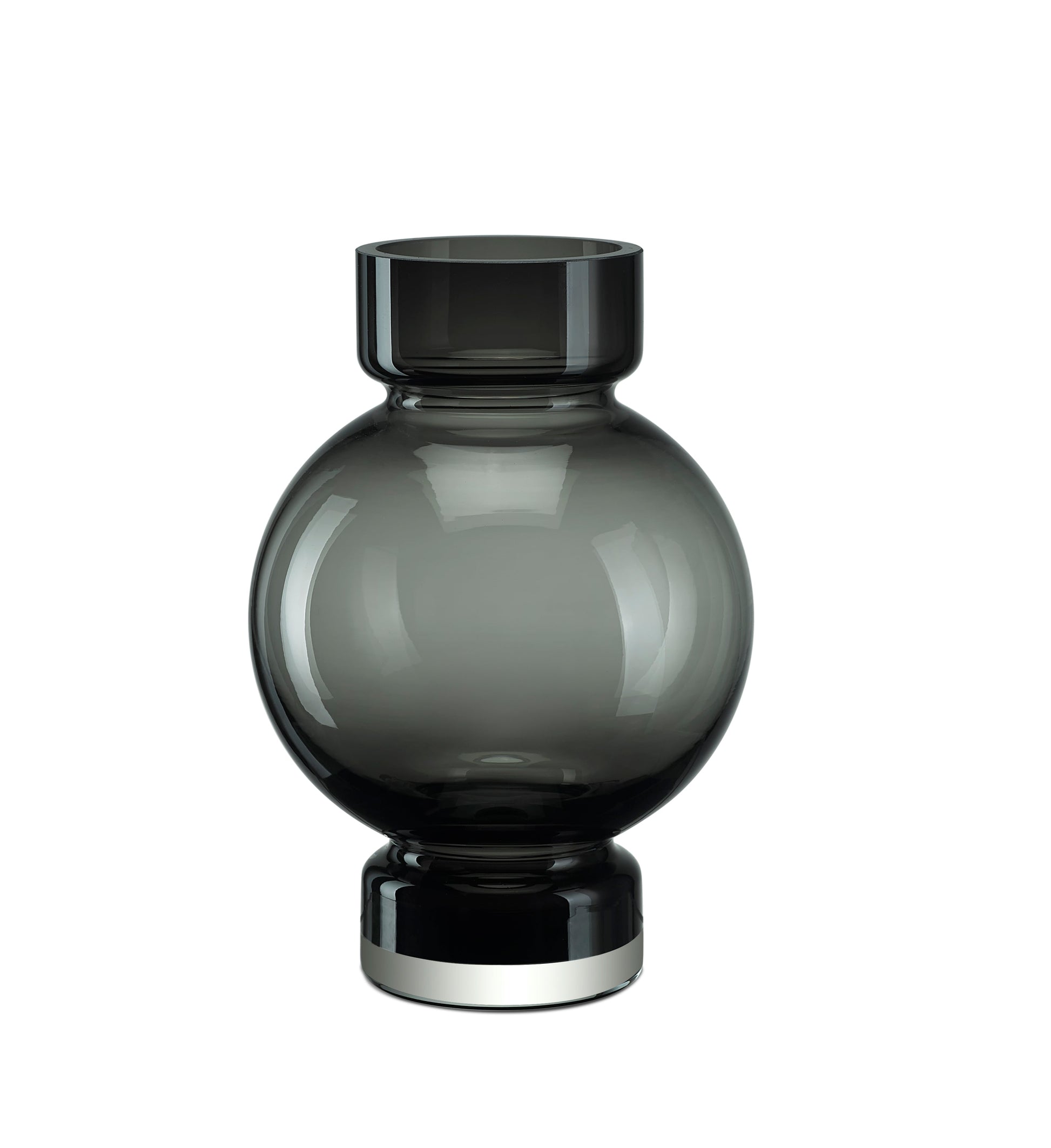 modern ball shaped luxury vase ORU25GR-1