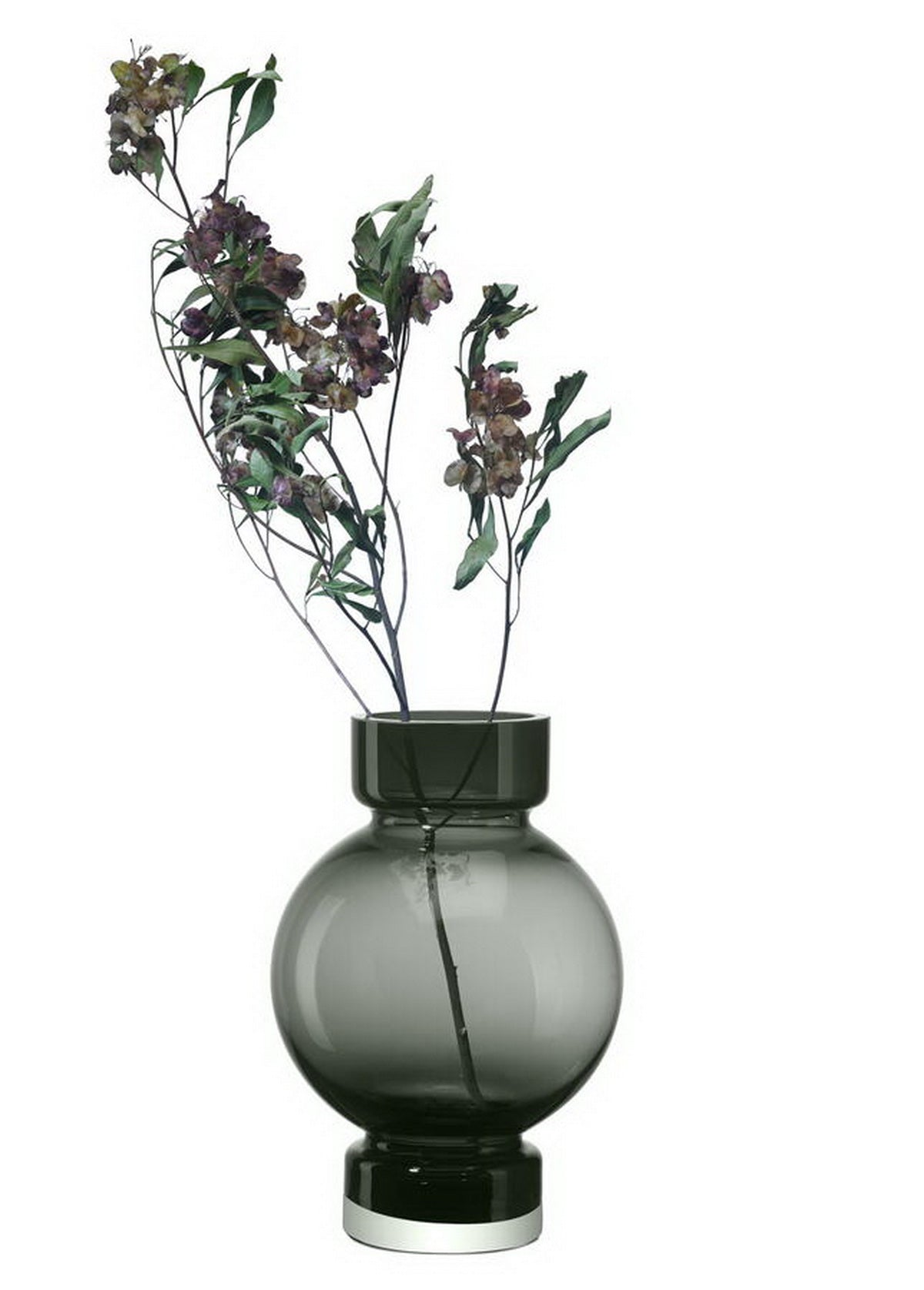 modern ball shaped luxury large vase ORU30GR-1