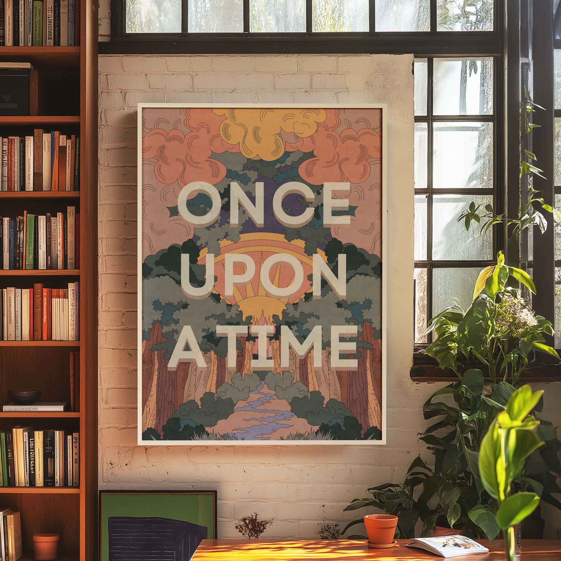 Once Upon A Time Art Print-2