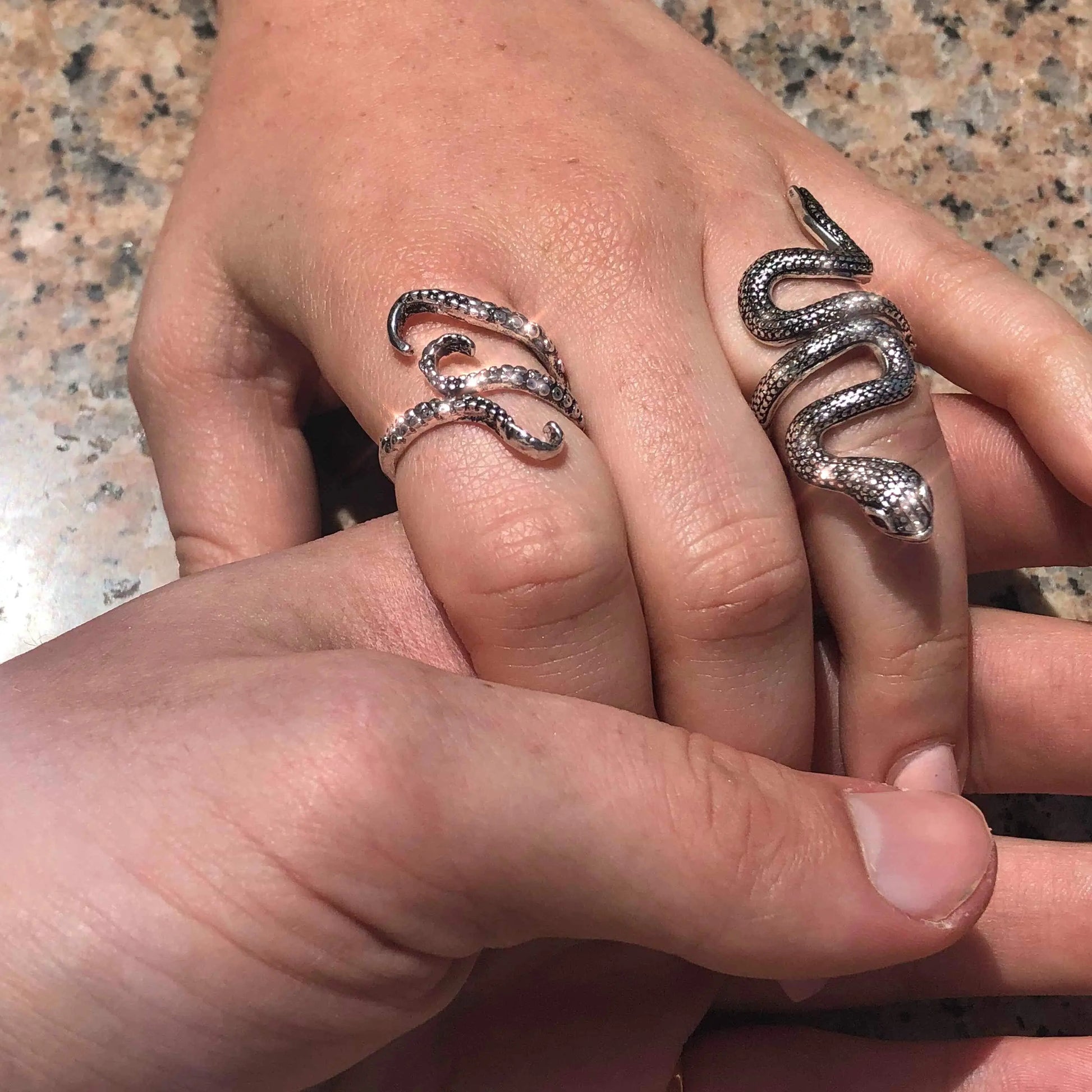 Octopus Tentacle Wraparound Ring-2