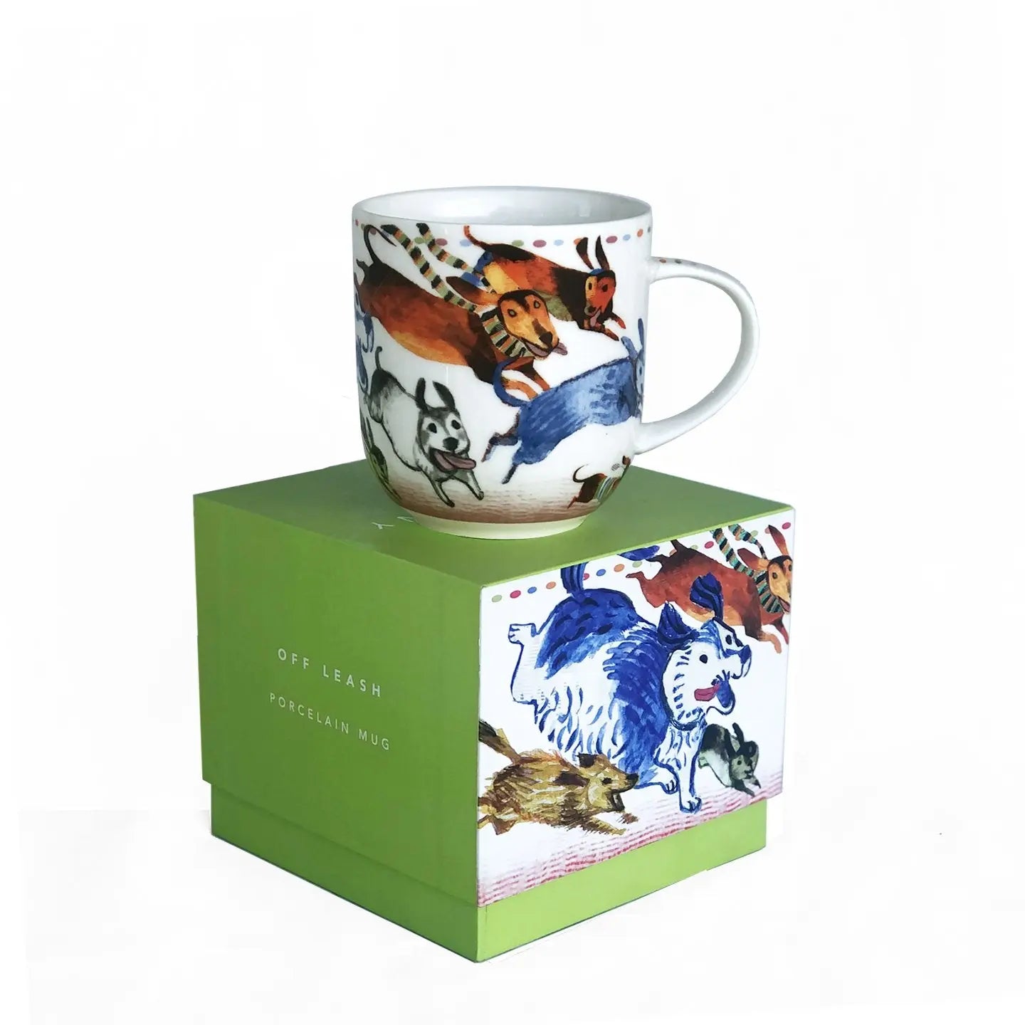 Off Leash Porcelain Mug-0