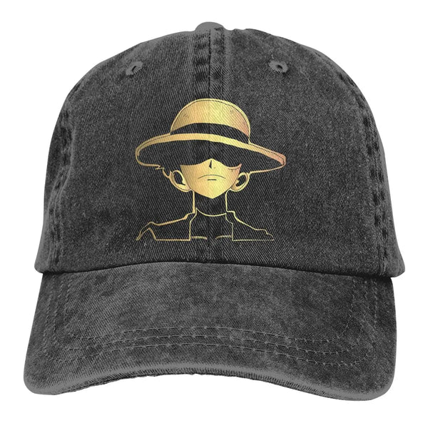 One Piece Golden Luffy Cap-0