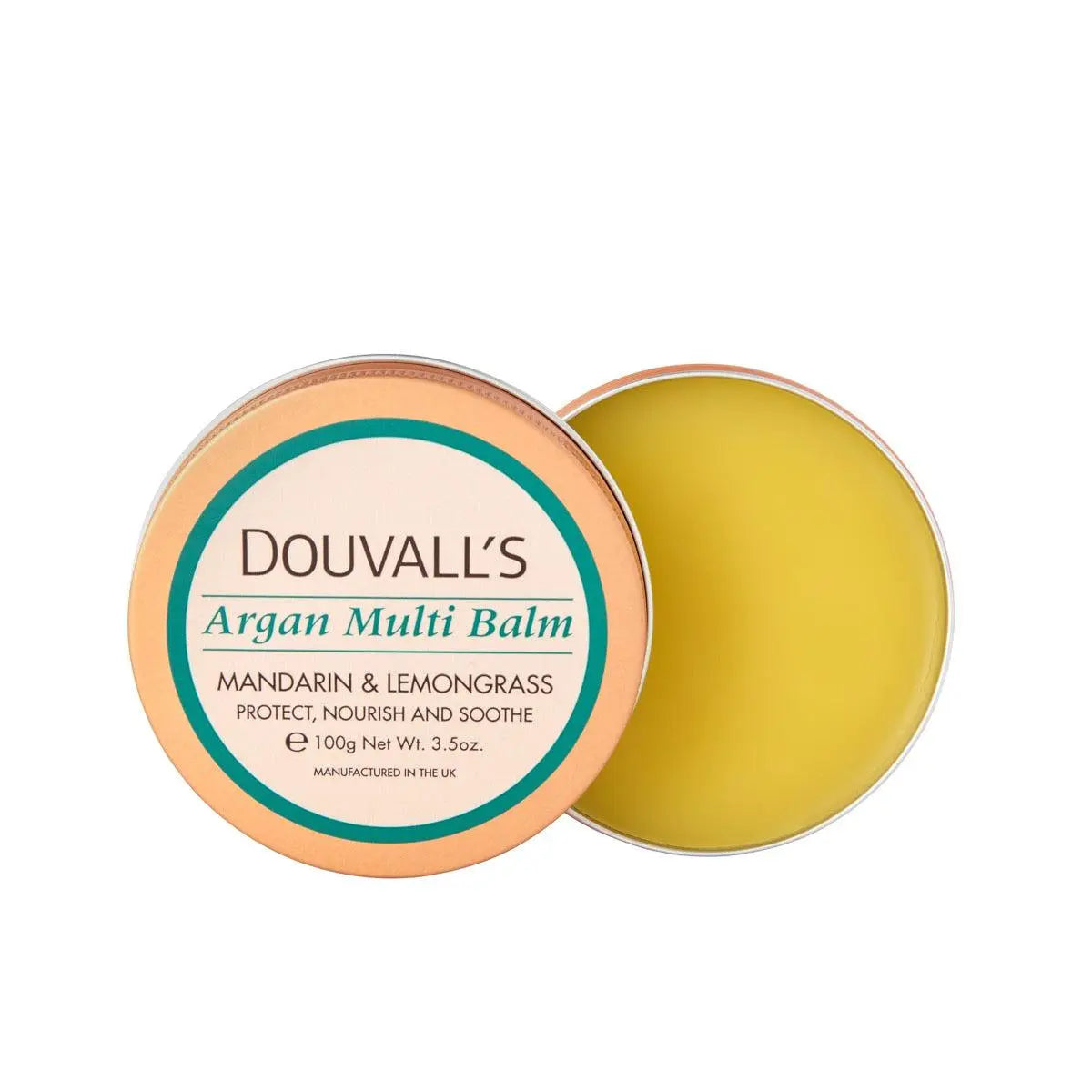 Organic Argan Multi Balm 100g - Lemongrass & Mandarin | Intense Hydration and Versatility - Memoriex