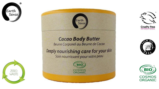Organic Cacao Body Butter 200ml - 1 piece - 100% recycled paper packaging - Memoriex 