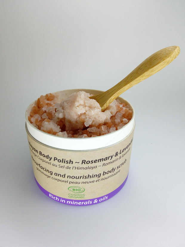 Organic Certified Body Polish Exfoliant - Lavender & Rosemary 200ml - 1 piece - Memoriex 