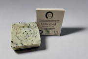 Organic Certified Solid Soap - Cedarwood with Bladderwrack 90g - Memoriex 