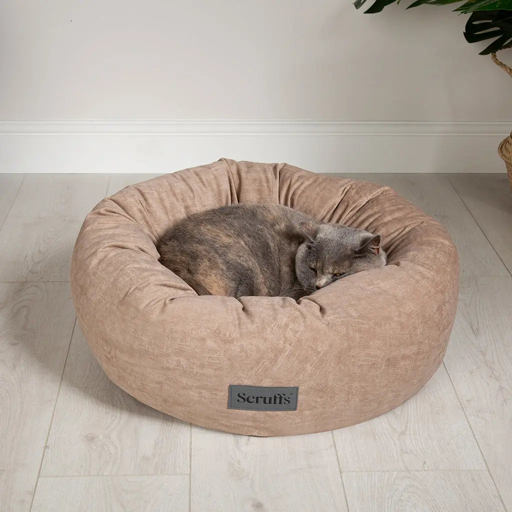 Oslo Ring Dog Bed (in Blush Pink, Desert Sand, Lake Teal or Stone Grey) by Scruffs - Memoriex