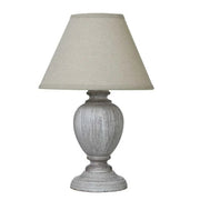 Otem Urn Table Lamp With Linen Shade - Memoriex 