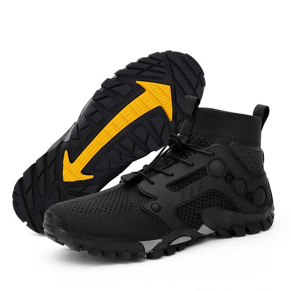 Outdoor Large Size Hiking Shoes Men's Lightweight High-top - Memoriex 