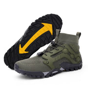 Outdoor Large Size Hiking Shoes Men's Lightweight High-top - Memoriex 