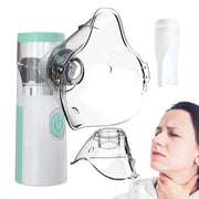 Outdoor Portable Nebulizer Silent Mesh Mini First Aid Kit Handheld Asthma Inhaler Atomizer Kids Adult Saving Emergency Device - Memoriex 