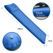 Outdoor thicken self-inflating camping mattress: ultralight, with built-in pump, ideal for travel, hiking, fishing. - Memoriex