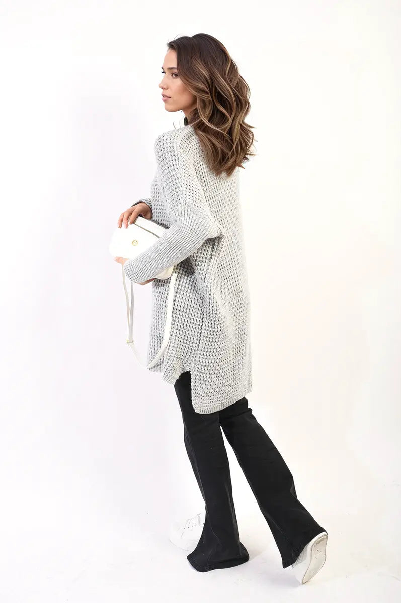 Oversized Chunky Knitted Jumper - Memoriex 