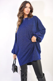 Oversized Glitter Longsleeve Top-0