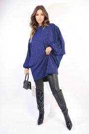 Oversized Glitter Longsleeve Top-2