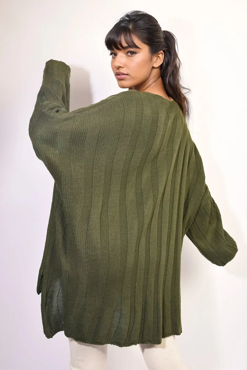 Oversized Knitted Jumper - Memoriex 