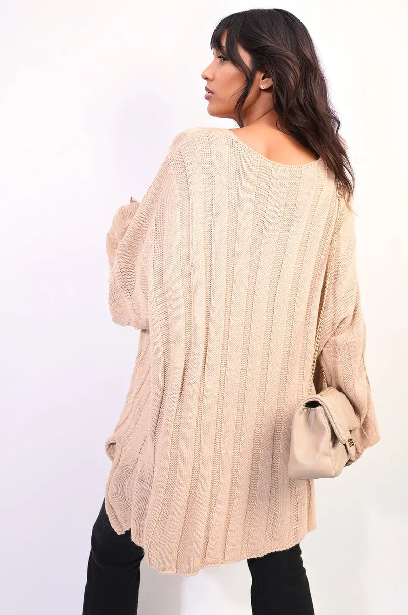 Oversized Knitted Jumper - Memoriex 