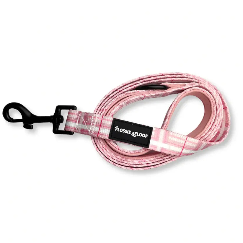 Oxford "Blush" Dog Lead – by Flossie & Floof - Memoriex